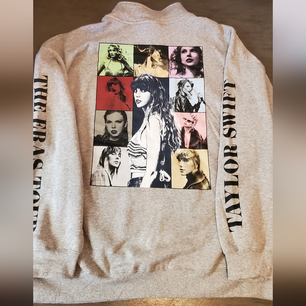 Taylor Swift Eras Tour Sweatshirt 1/4 Zip